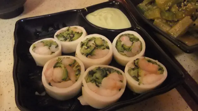 蝦仁玉蘭中卷~超正, 個芥苿蛋黃醬有點睛之效