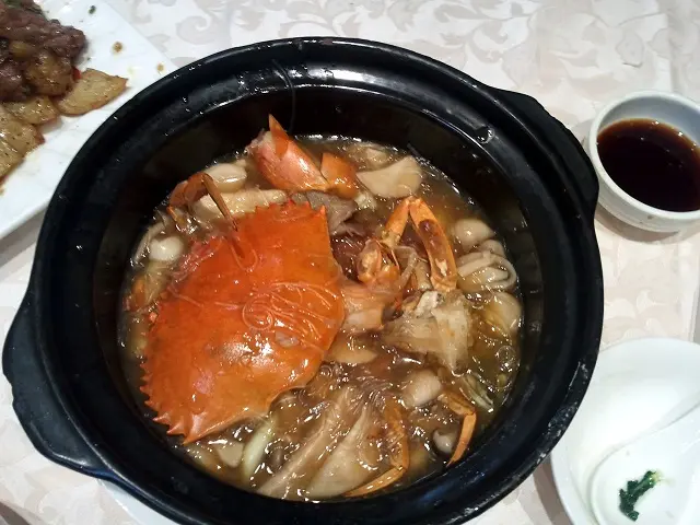 差 雜菇粉絲蟹煲