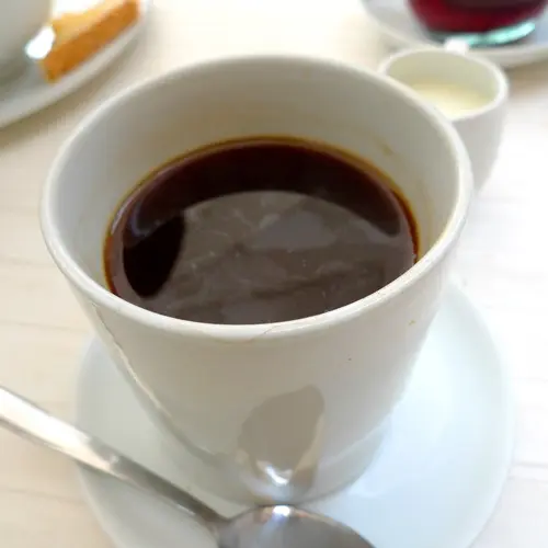 熱咖啡 ($25 - 可配 牛奶/豆奶) - 酸度很低,十分「順喉」