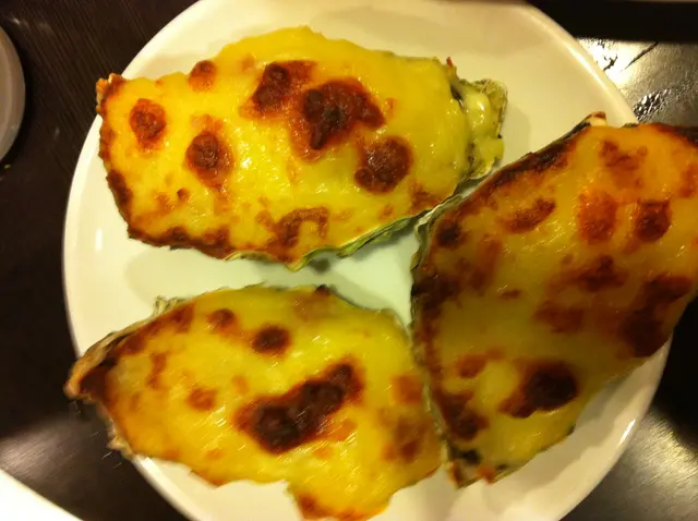 薯蓉焗蠔 - 薯蓉好香