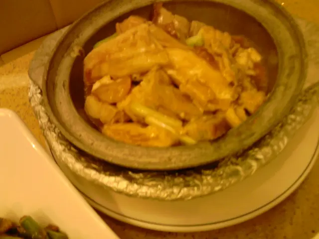 枝竹豆腐火腩煲