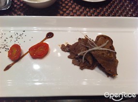 香煎薄切和牛 (3.5/5) - 赤鱲角的萬豪中菜廳