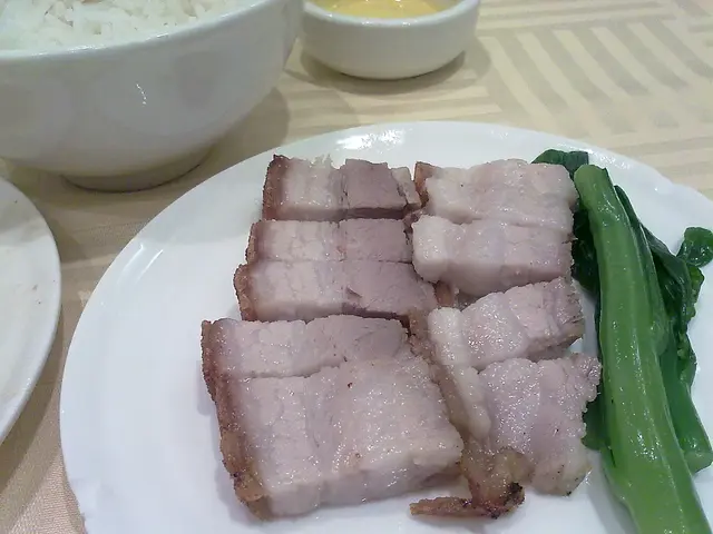 脆皮燒腩仔飯
