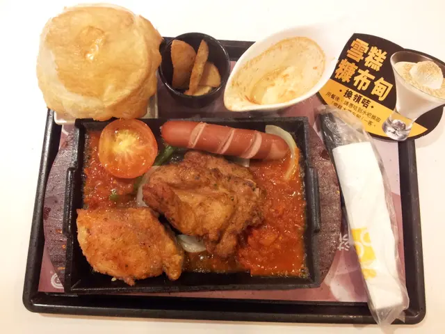 2011大家樂美式雜扒鐵板餐^o^蕃茄汁