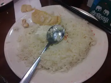 只有白饭的海南鸡