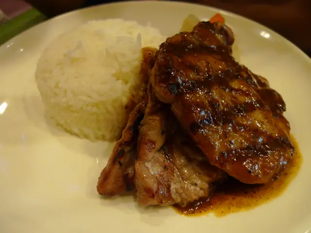 坑燒肉眼豬扒飯
