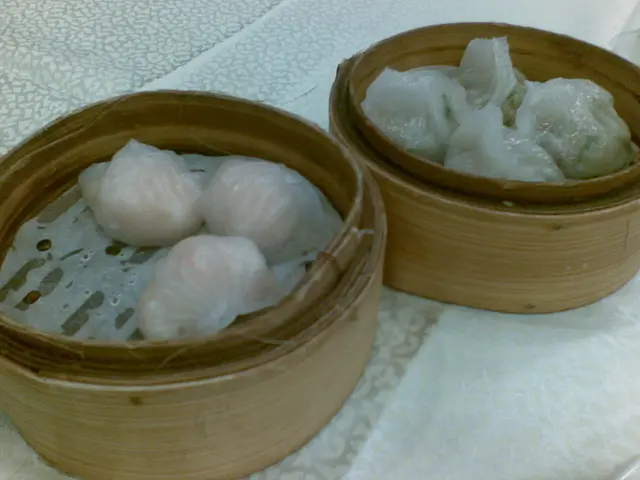 蝦餃(已吃了一件), 潮州粉果