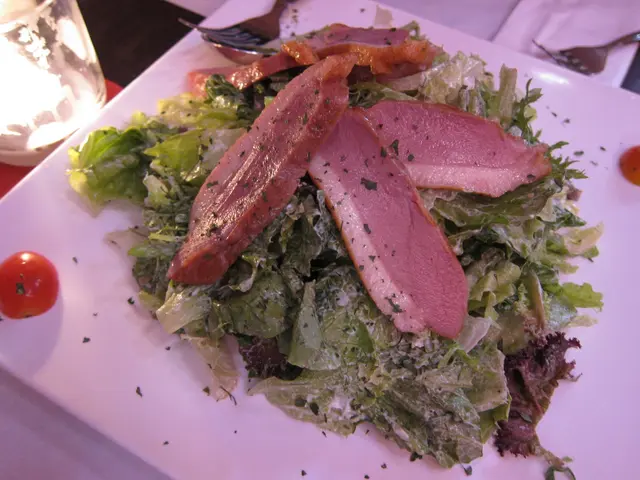 煙鴨胸雜菜沙律, 讚!