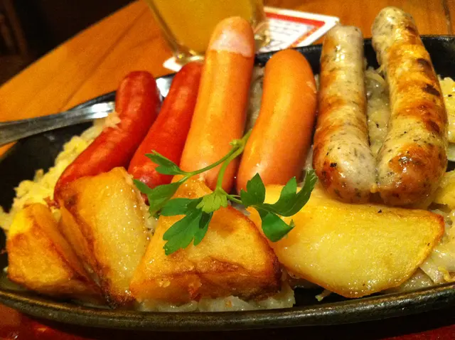 鐵板迷你德國腸