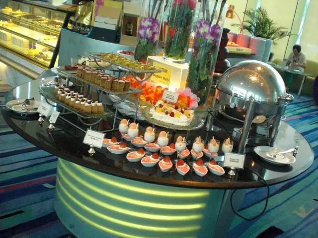 甜品枱上各式甜品