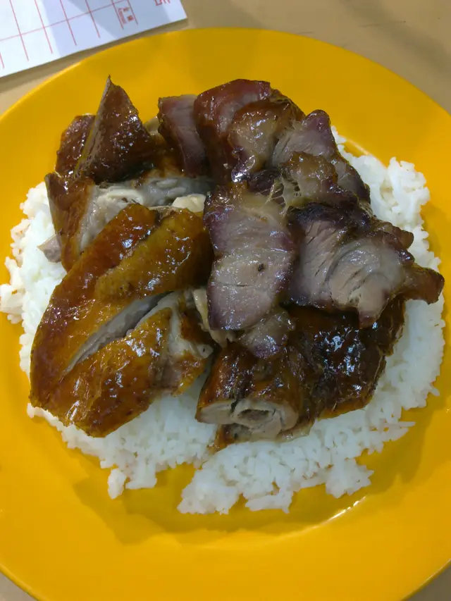 叉燒燒鴨飯