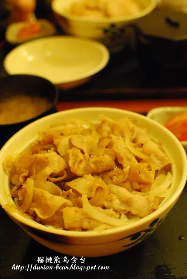 豚肉生薑燒定食