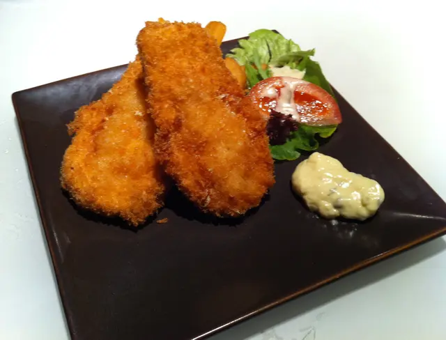 脆炸芝士蝦多士