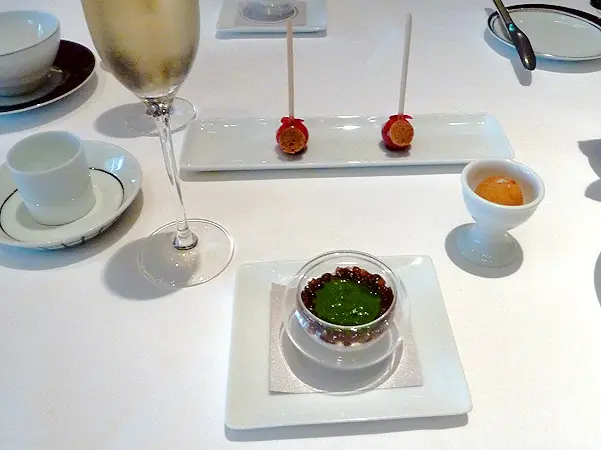 3 amuse bouche, B+ B+ A-