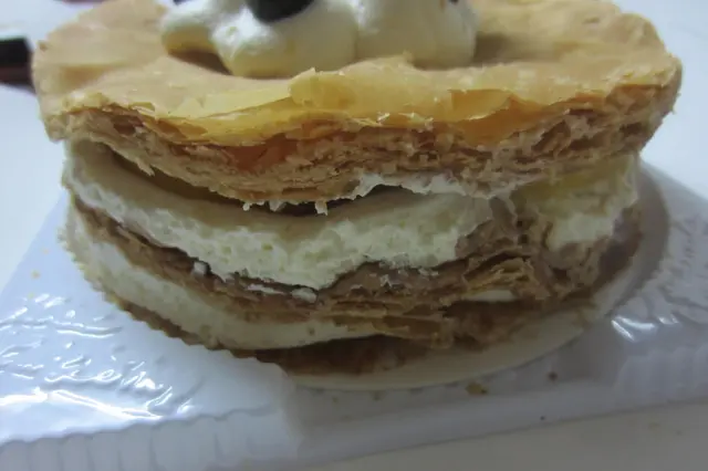 一層酥餅一層忌廉