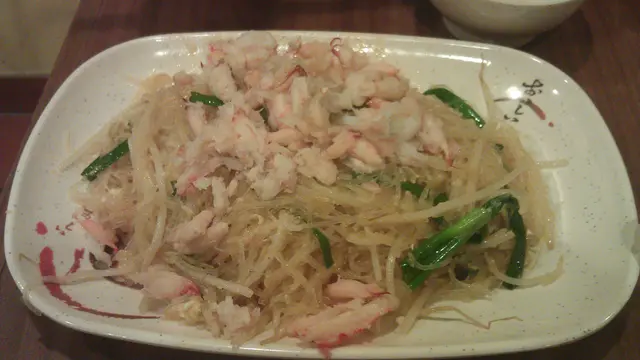 蟹肉粉粉絲, 都幾好味..不過呢次炒得太濕左d