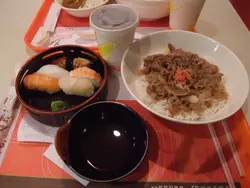 虎藏牛肉饭+五件寿司