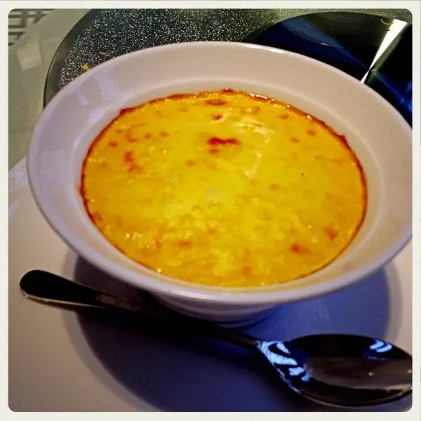 芋茸西米焗布甸