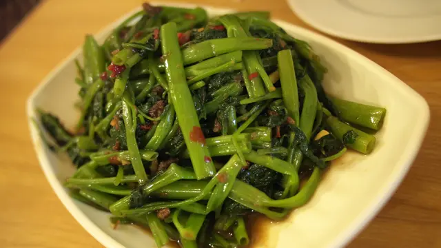 馬拉盞炒通菜
