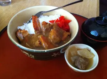 咖喱吉列豬扒飯定食