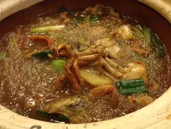 薑葱粉絲肉蟹煲