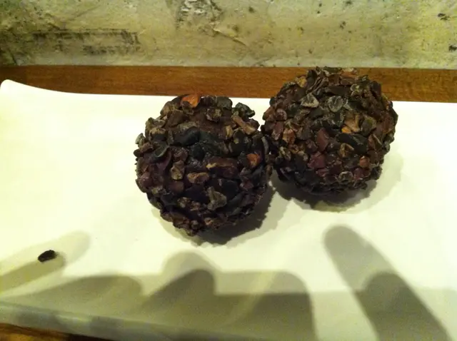 raw chocolate truffle