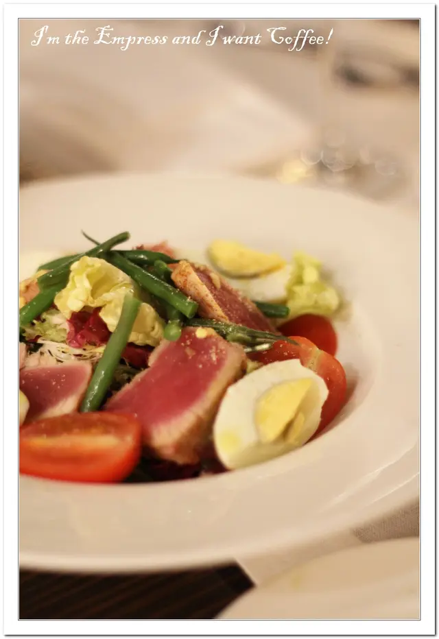 Tuna was beautifully cooked