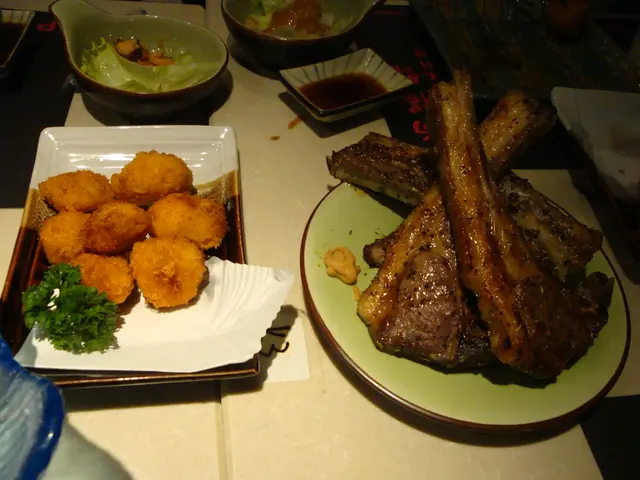 吉列帶子、香草燒羊架