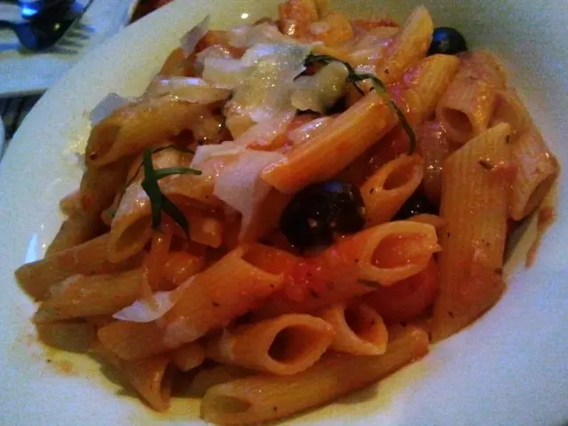 番茄橄欖長通粉, 突然變辣