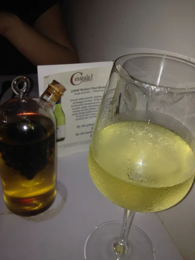 白酒配三文魚扒, 至佳享受~