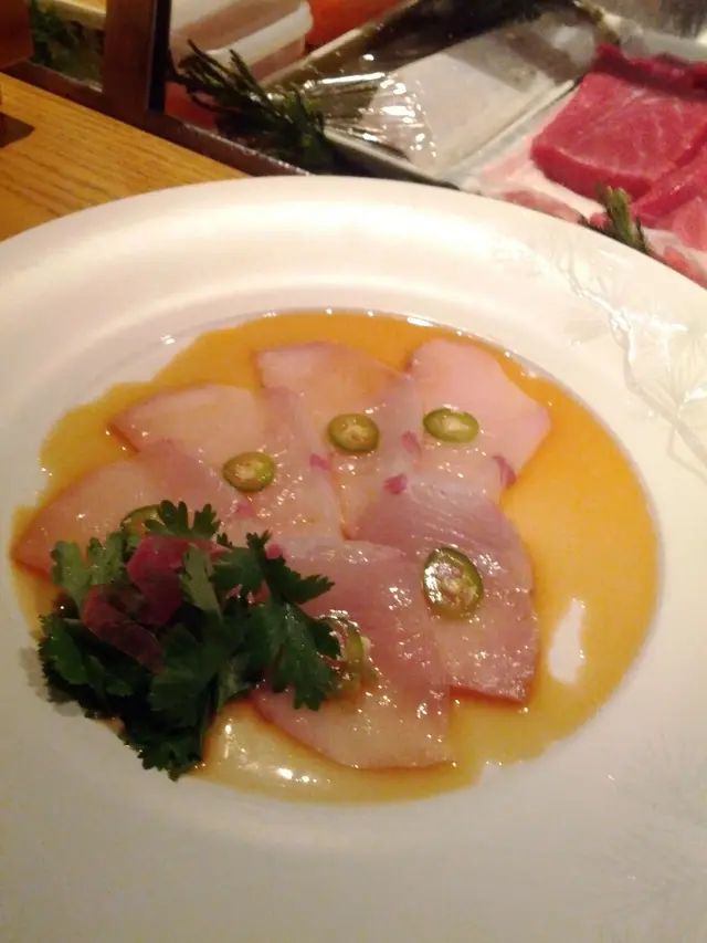 油甘魚刺身...