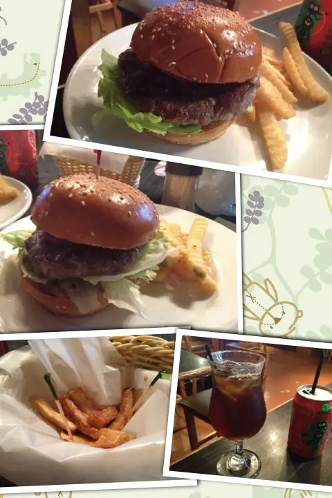 上: 安格斯牛肉, 下: 羊肉