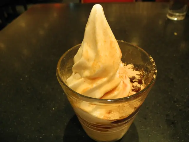 Ｄ黃粉金時玉子霜淇淋寒天