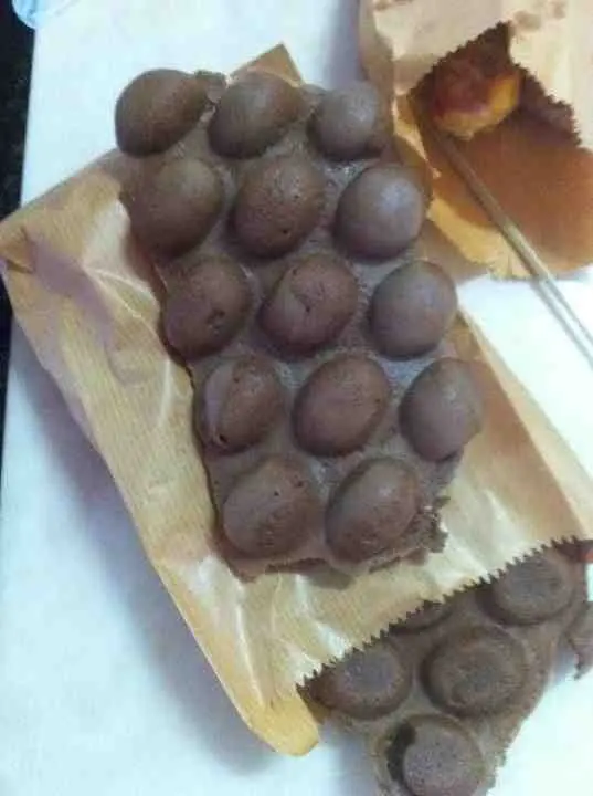 朱古力味雞蛋仔