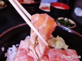 三文魚腩十分肥美 - Kichi Jyu Japanese Restaurant in Central 