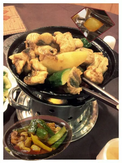 麻辣白鱔煲-湯底不太麻, 白鱔肉質較鬆散