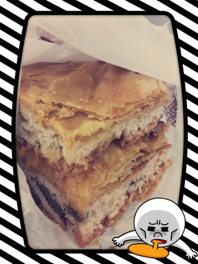 拿破侖-不酥香又不鬆脆,只有死甜