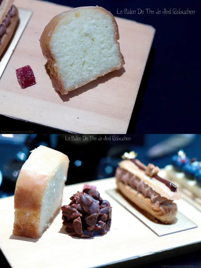Petits fours- lemon pound cake；hazelnut chocolate