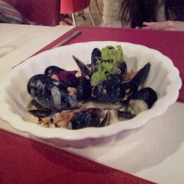 白酒蒜片藍青口