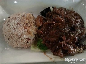 黑醋汁鴨胸肉紅米飯 - 沙田的菓一道健康餐廳