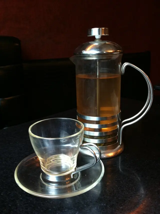 已加甜的櫻花花茶