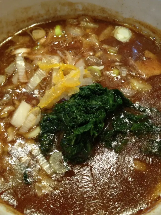 湯味較濃, 有少少魚肉味