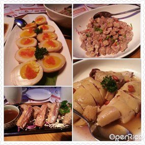 (推介右上,左下) 香酥燸米鴨,香酥九製陳皮骨 - 太古的囍宴 東‧丰