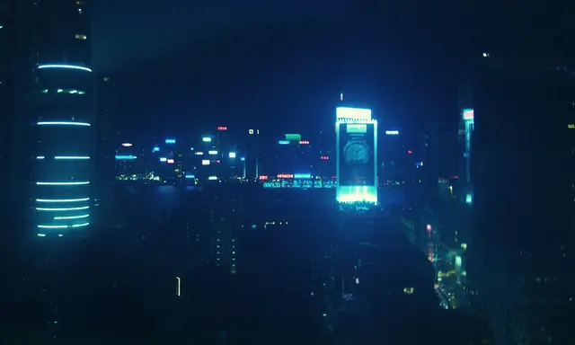 迷人維港夜景