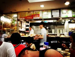 Tight space between tables