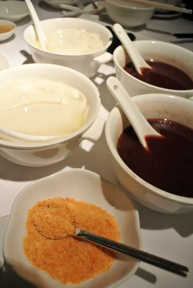 香滑豆腐花+陳皮紅豆沙
