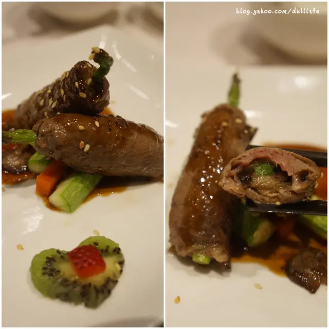 蜜椒汁香煎澳和牛卷