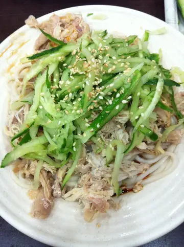 鸡丝拌面