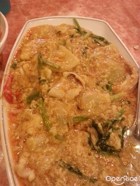 Calamari Curry - 銅鑼灣的泰成菜館