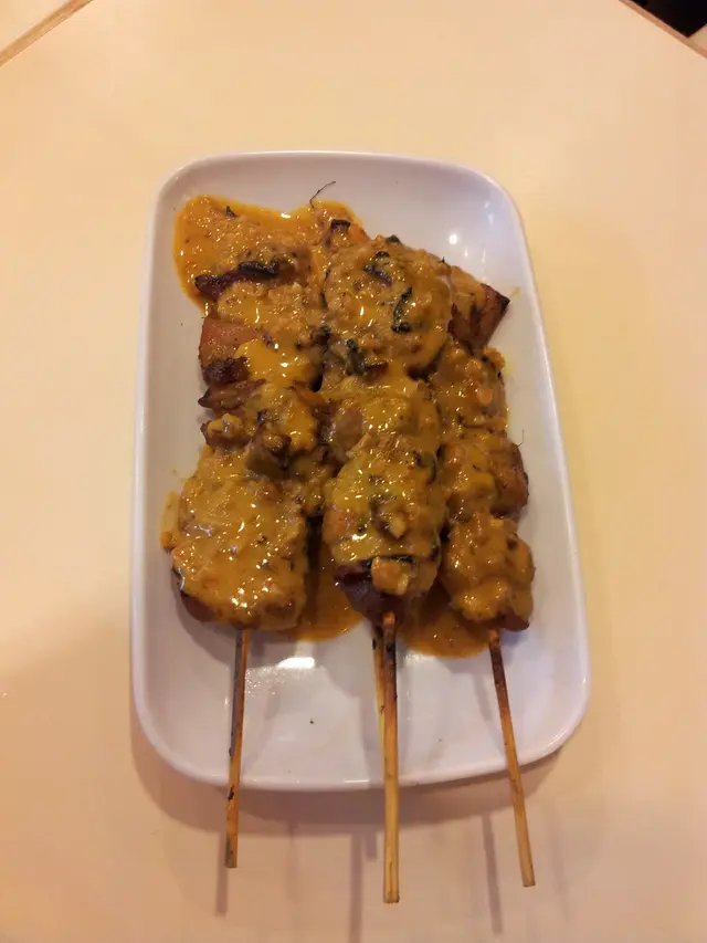 串燒沙爹豬肉+雞肉